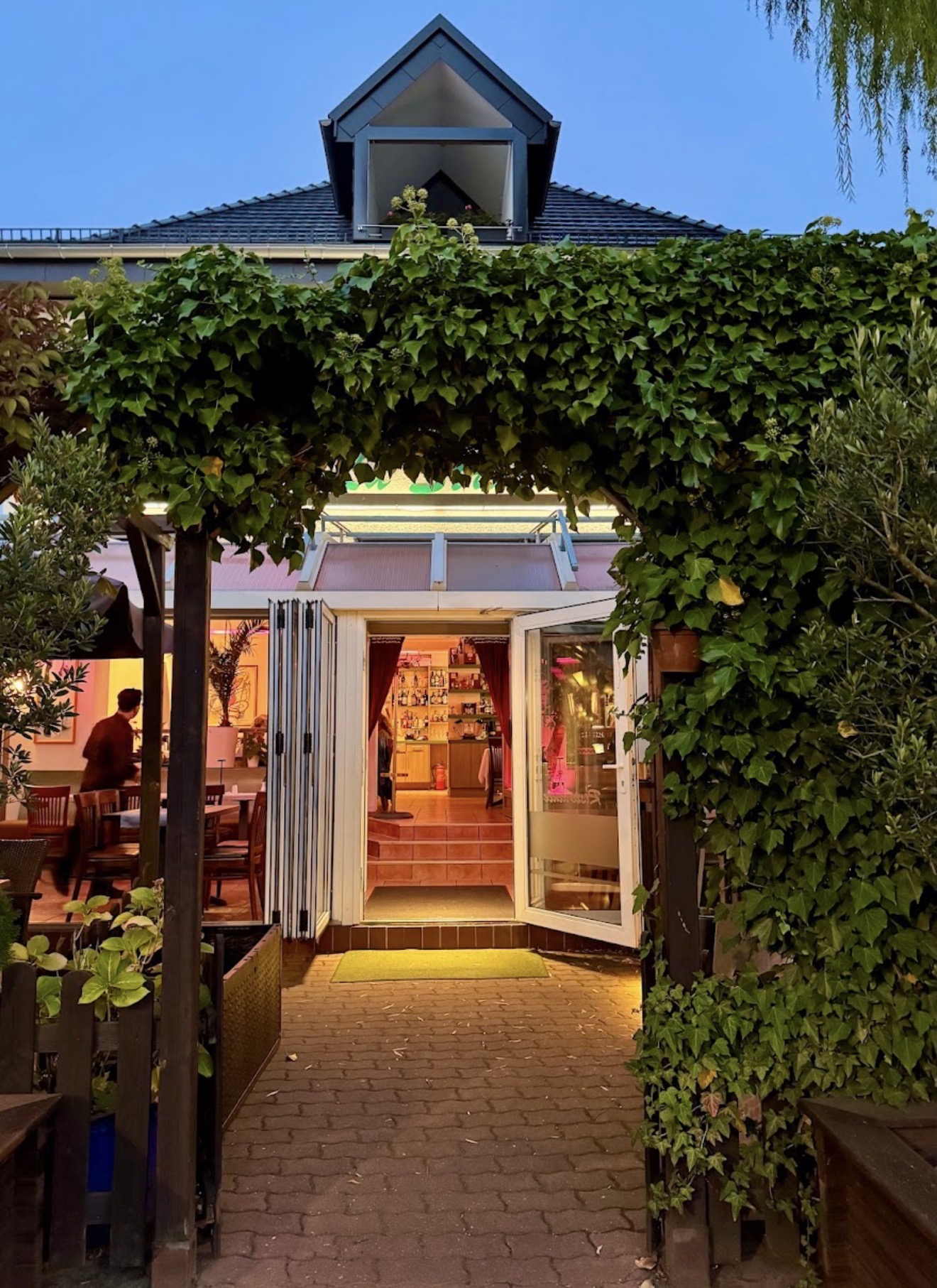 Eingang zum Restaurant